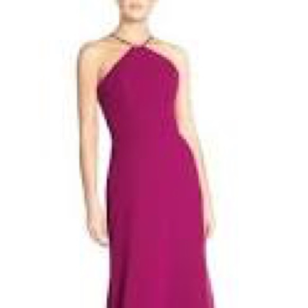 Hayley Paige Style # 5611 Azalea Chiffon Gown Sz.12